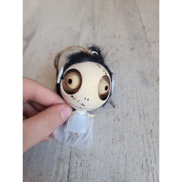 Pier 1 crazy head skeleton Frankenstein bride ornament Halloween - Picture 2 of 9